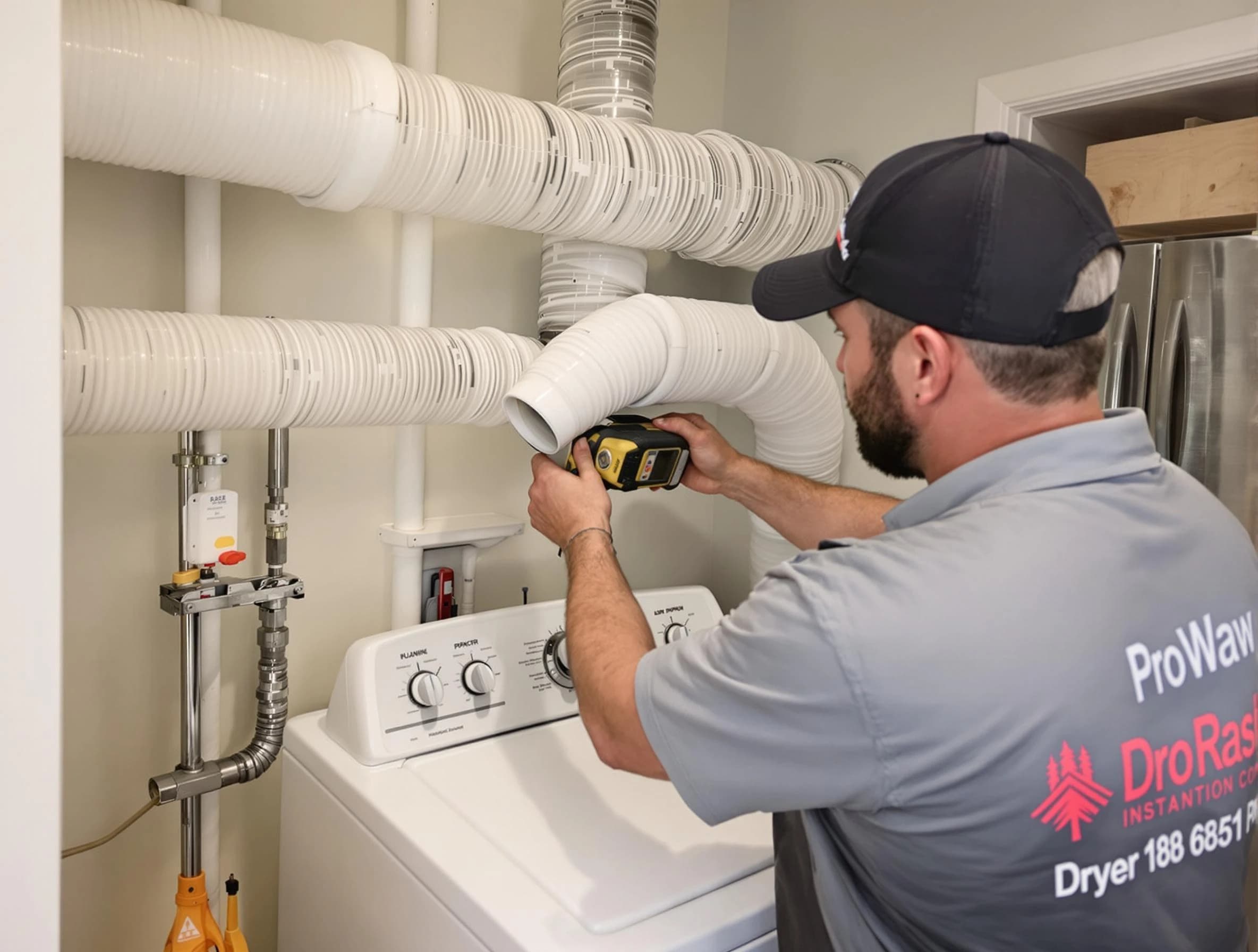 Professional dryer vent hose installation by Midvale Dryer Vent Cleaning in Midvale