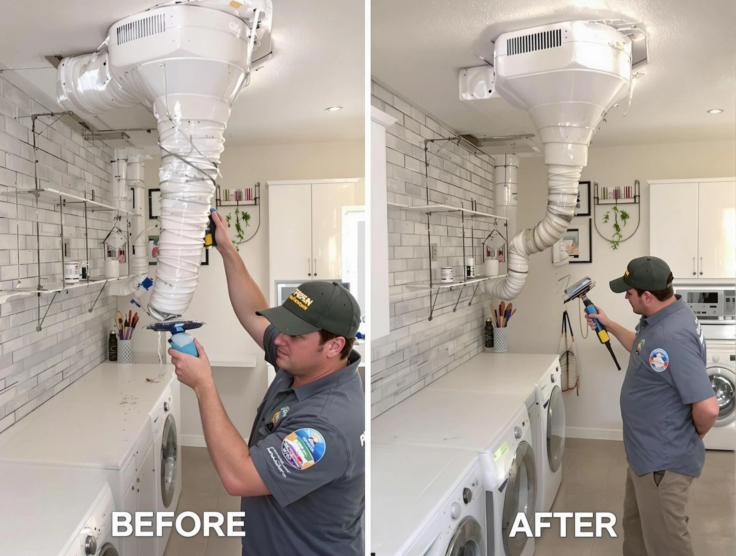 Professional dryer exhaust vent cleaning by Midvale Dryer Vent Cleaning in Midvale