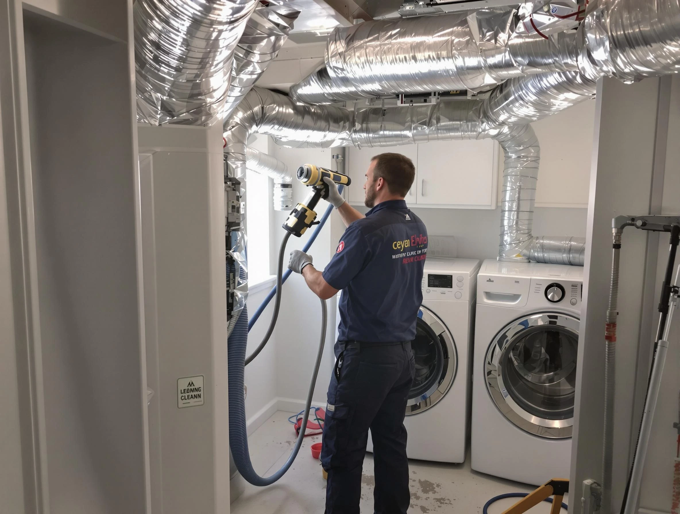 Midvale Dryer Vent Cleaning specialist using advanced equipment for thorough duct cleaning in Midvale