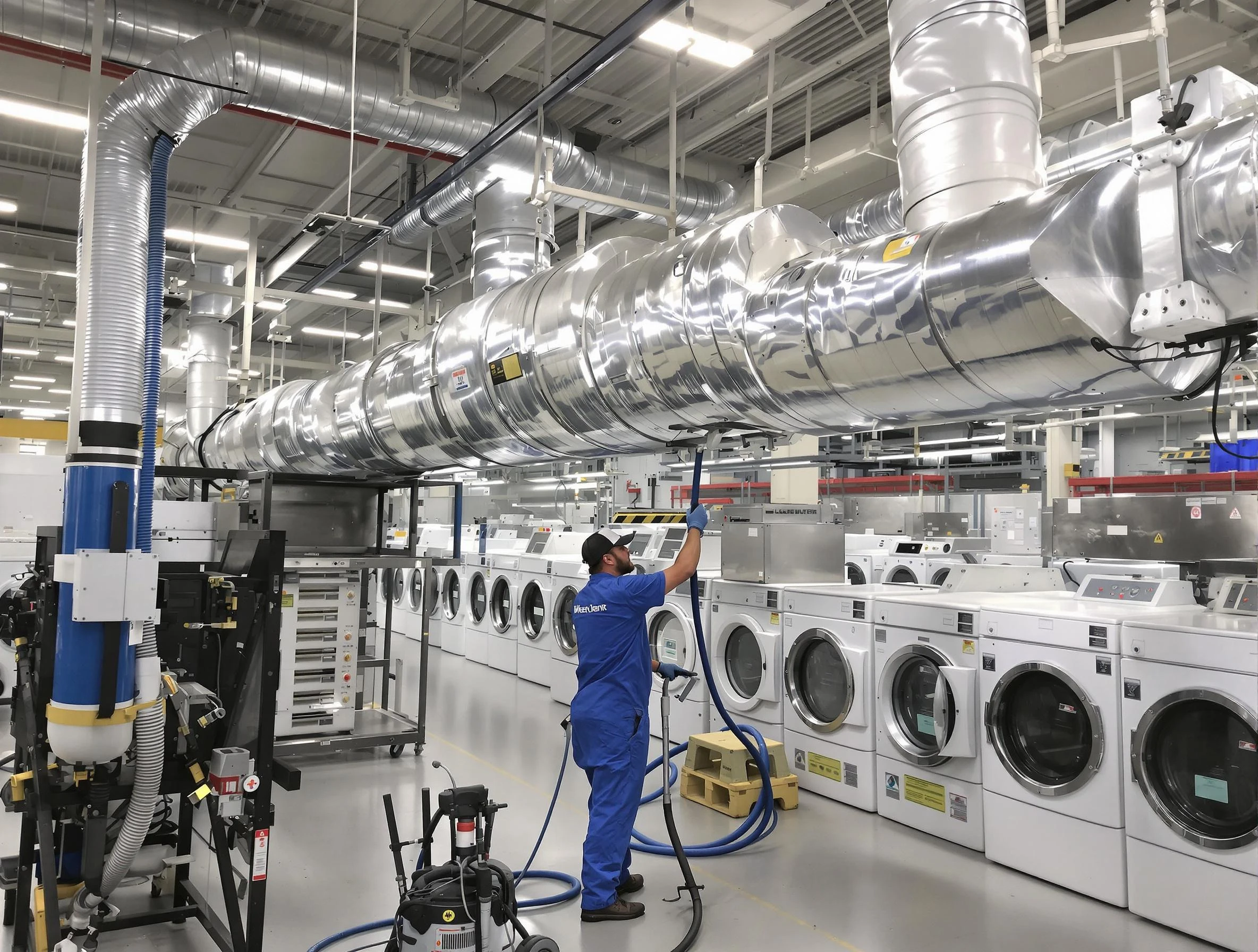 Midvale Dryer Vent Cleaning team performing heavy-duty industrial dryer vent cleaning in Midvale